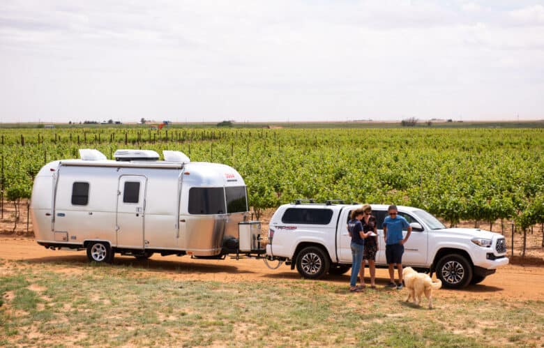 RV Camping in Texas at Oswald Vineyard